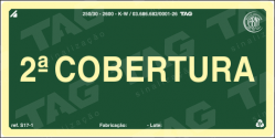 Placa / Sinalização - Referência S17-C2 - Pavimentos