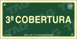 Placa / Sinalização - Referência S17-C3 - Pavimentos