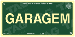 Placa / Sinalização - Referência S17-G - Pavimentos