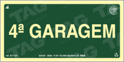 Placa / Sinalização - Referência S17-G4 - Pavimentos
