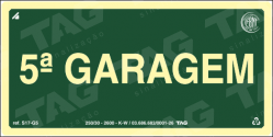 Placa / Sinalização - Referência S17-G5 - Pavimentos