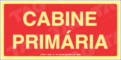 Placa / Sinalização - Referência MA1 - Mensagens Adicionais - Cabine Primária