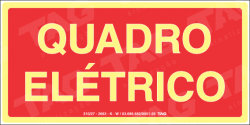 Placa / Sinalização - Referência MA20 - Mensagens Adicionais - quadro elétrico