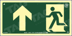 Placa / Sinalização - Referência I-S3B - Nível Inferior - Saída de Emergência