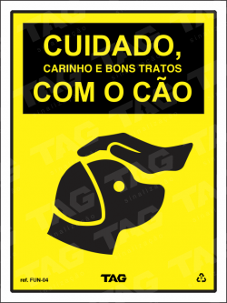 Placa / Sinalização - Referência FUN-04