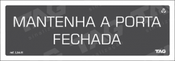 Placa / Sinalização - Referência L34-H