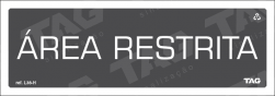Placa / Sinalização - Referência L38-H