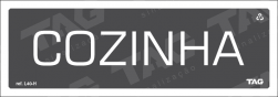 Placa / Sinalização - Referência L40-H