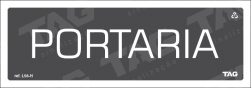 Placa / Sinalização - Referência L56-H