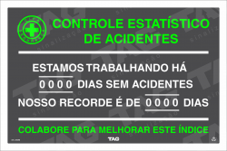 Placa / Sinalização - Referência L100-M