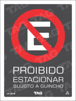 Placa / Sinalização - Referência L83-M