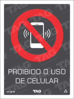 Placa / Sinalização - Referência L85-M