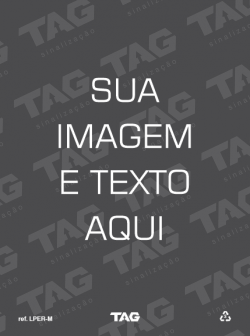 Placa / Sinalização - Referência LPER-M