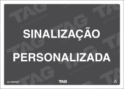 Placa / Sinalização - Referência GSPER-PMG
