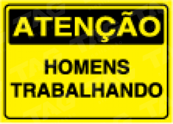 Placa / Sinalização Segurança do Trabalho - Referência SA1