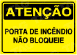 Placa / Sinalização Segurança do Trabalho - Referência SA2