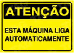 Placa / Sinalização Segurança do Trabalho - Referência SA8