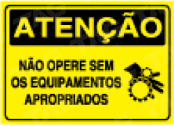 Placa / Sinalização Segurança do Trabalho - Referência SA13