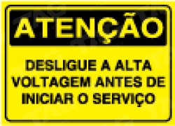 Placa / Sinalização Segurança do Trabalho - Referência SA17