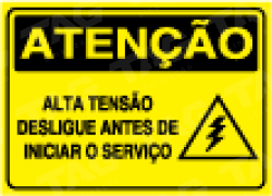 Placa / Sinalização Segurança do Trabalho - Referência SA19
