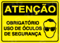 Placa / Sinalização Segurança do Trabalho - Referência SA24