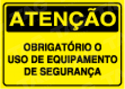 Placa / Sinalização Segurança do Trabalho - Referência SA25