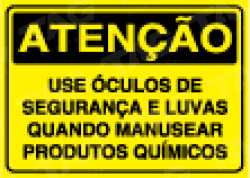 Placa / Sinalização Segurança do Trabalho - Referência SA32
