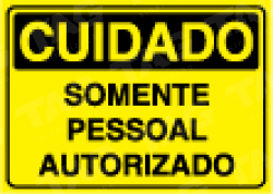 Placa / Sinalização Segurança do Trabalho - Referência SC10