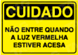 Placa / Sinalização Segurança do Trabalho - Referência SC19