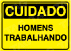 Placa / Sinalização Segurança do Trabalho - Referência SC27