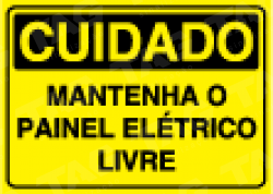 Placa / Sinalização Segurança do Trabalho - Referência SC44