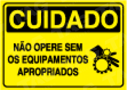 Placa / Sinalização Segurança do Trabalho - Referência SC49