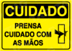 Placa / Sinalização Segurança do Trabalho - Referência SC50