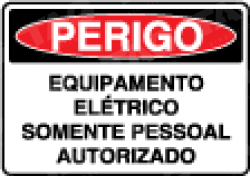 Placa / Sinalização Segurança do Trabalho - Referência SP2