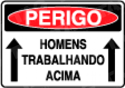 Placa / Sinalização Segurança do Trabalho - Referência SP14