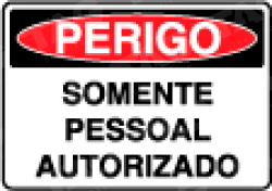 Placa / Sinalização Segurança do Trabalho - Referência SP52