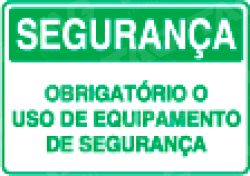 Placa / Sinalização Segurança do Trabalho - Referência SS11