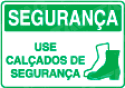 Placa / Sinalização Segurança do Trabalho - Referência SS18