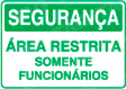Placa / Sinalização Segurança do Trabalho - Referência SS23