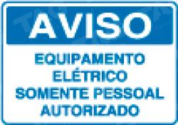 Placa / Sinalização Segurança do Trabalho - Referência SV6