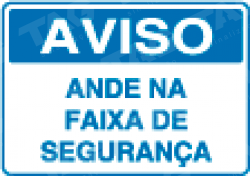 Placa / Sinalização Segurança do Trabalho - Referência SV9