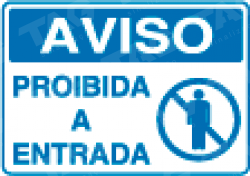 Placa / Sinalização Segurança do Trabalho - Referência SV12