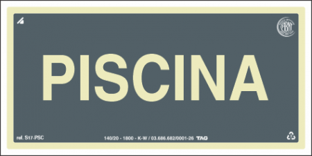 Placa / Sinalização - Referência S17-PSC - Pavimentos