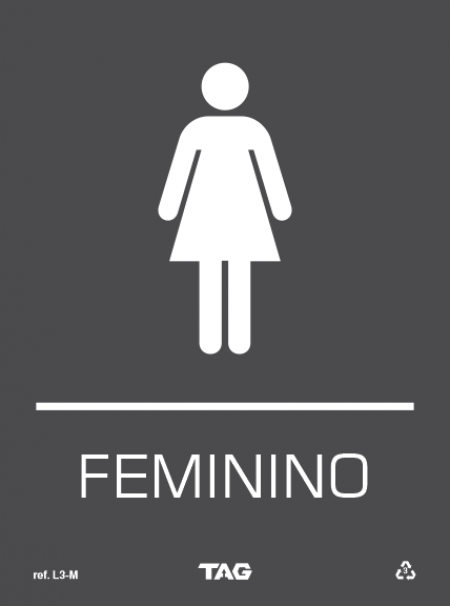 Placa / Sinalização - Referência L3-P