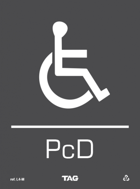 Placa / Sinalização - Referência L4-P