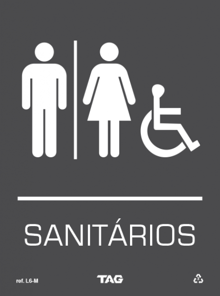 Placa / Sinalização - Referência L6-P