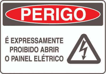 Placa / Sinalização Segurança do Trabalho - Referência SP73