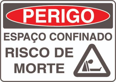Placa / Sinalização Segurança do Trabalho - Referência SP77