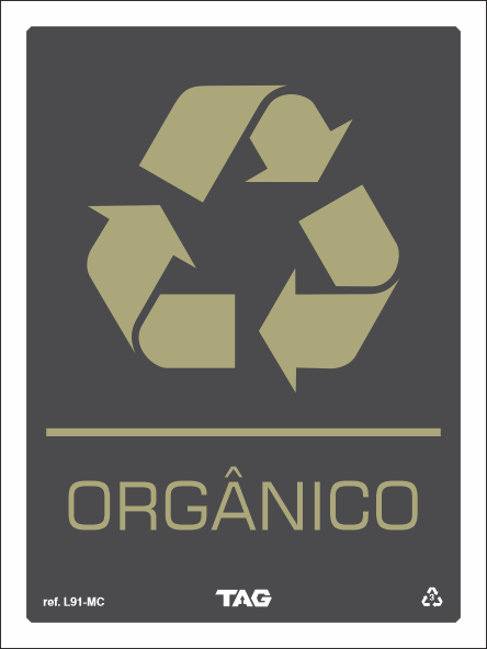 Placa / Sinalização Linha Grafite - Identificação de Ambientes - Referência L91-M