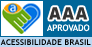 Imagem Representando o Selo de Aprovação pelas Normas Brasileiras de Acessibilidade na Internet